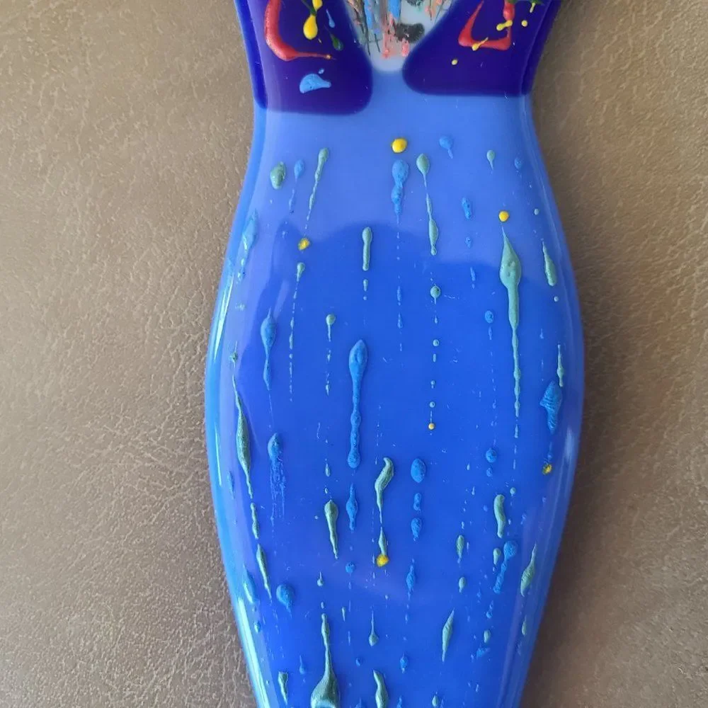 Vanity Mirror Handcrafted Handheld Lovely Moon Goddess One Of A Kind OOAK Art
